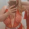 ) curvy blonde [